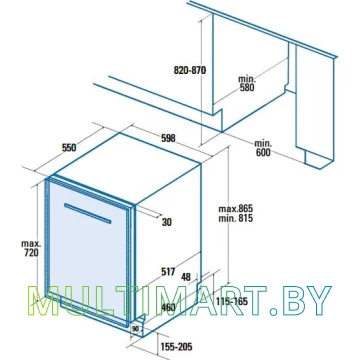 Посудомоечная машина CATA LVI61014 картинка 2